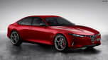 Alfa Romeo large electric saloon - front (watermarked)